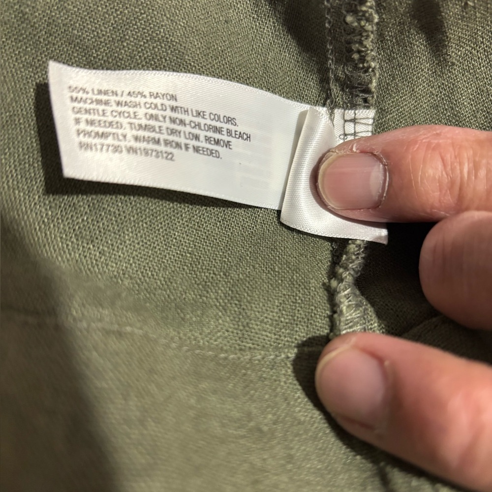 Olive and White Women's Dresses - Picture 16 of 16